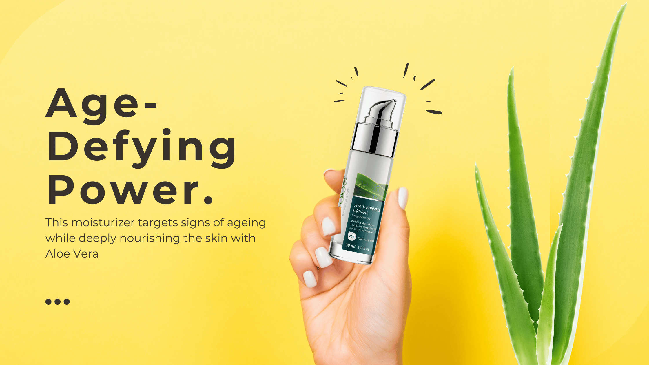 Discover the Age-Defying Power of Curaloe Anti-Wrinkle Aloe Vera Renewal Cream