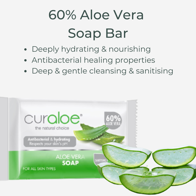 Curaloe Antibacterial Aloe Vera Soap for the Whole Body