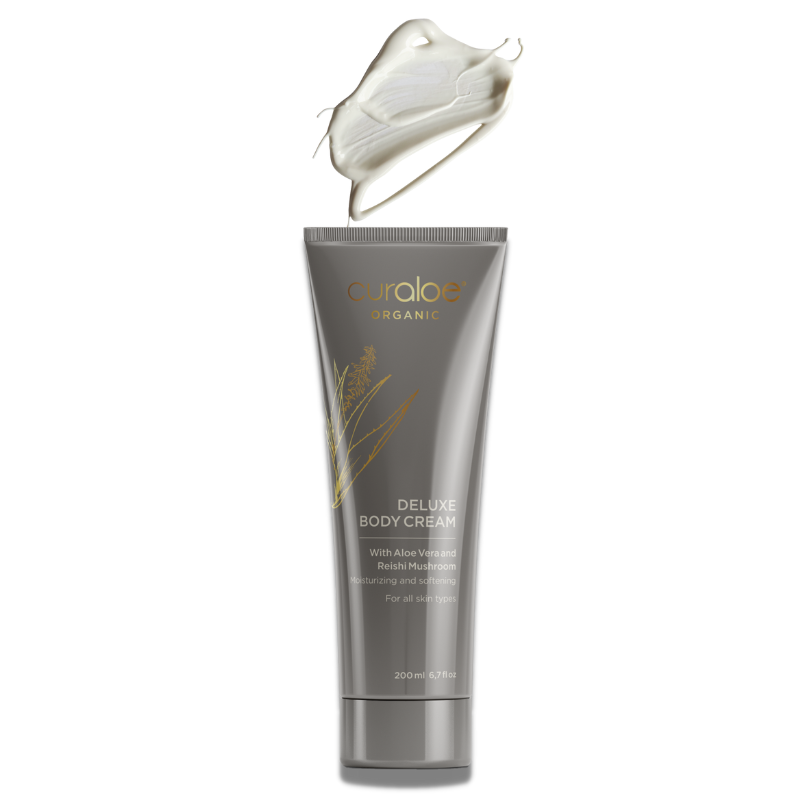 Organic Deluxe Body Cream 6.7 fl. oz. - 67% Aloe Vera and Reishi Mushroom