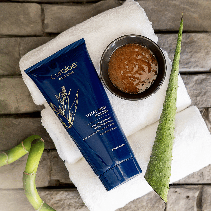 Curaloe Aloe Vera Exfoliator - Deep Hydration for Smooth, Bright Skin