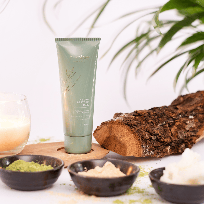 Hydra Restore Mask enriched with Aloe Vera and Reishi Mushroom