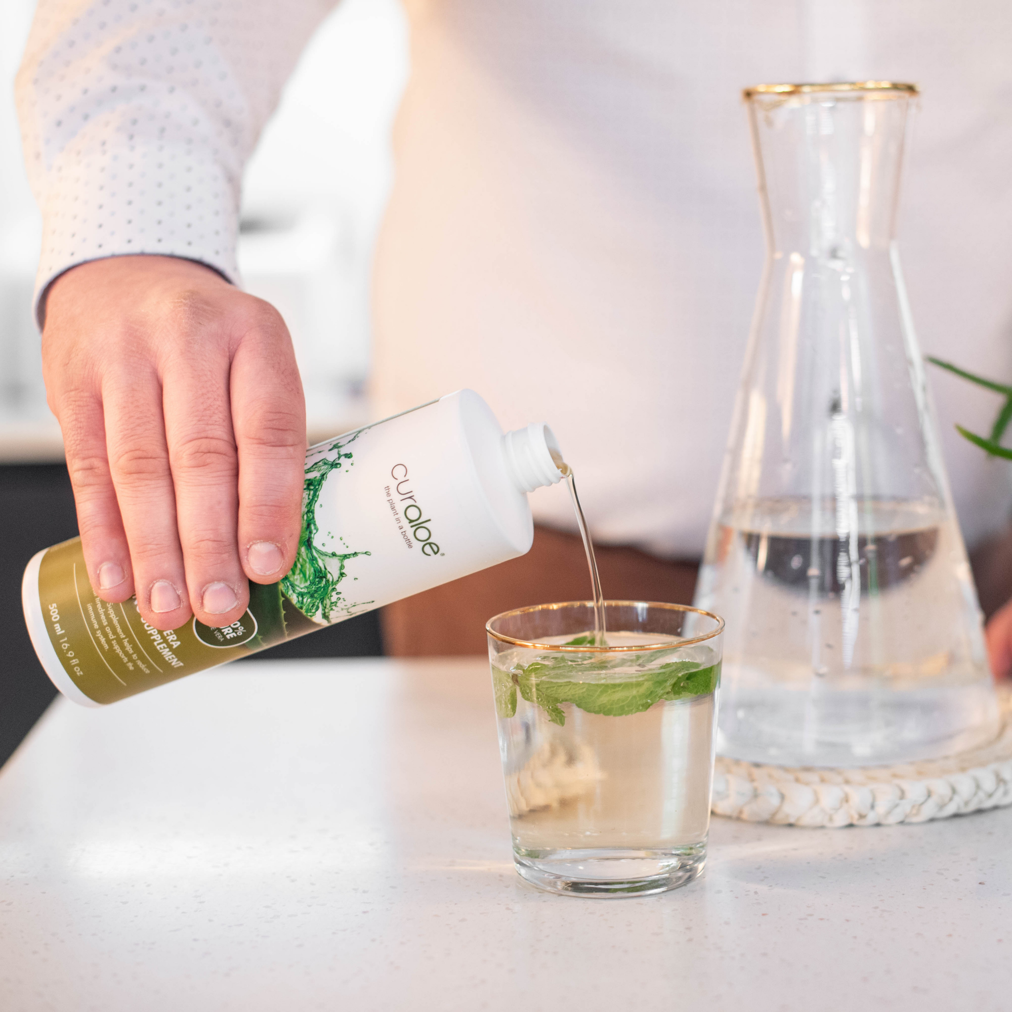 Curaloe Aloe Vera Juice - Supports Healthy Immune and Digestive Function