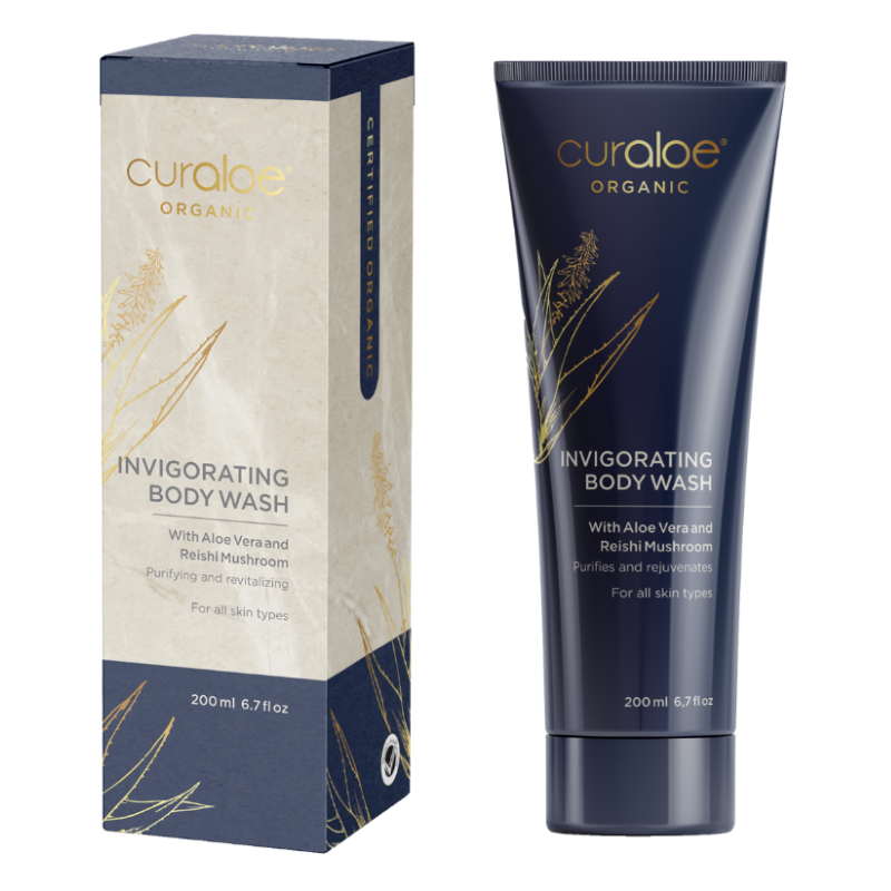 Curaloe Organic Aloe Vera Body Wash - Aloe Vera Skincare for Skin Mositurizing