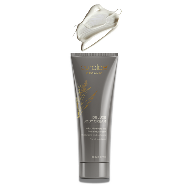Indulge in Radiance with Curaloe Organic Deluxe Aloe Vera Body Cream