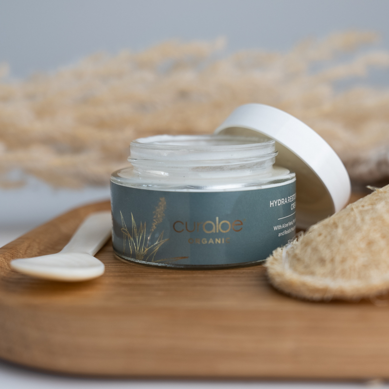 Curaloe Organic Hydra Restore Cream - Reduce Wrinkles for Smoother Skin