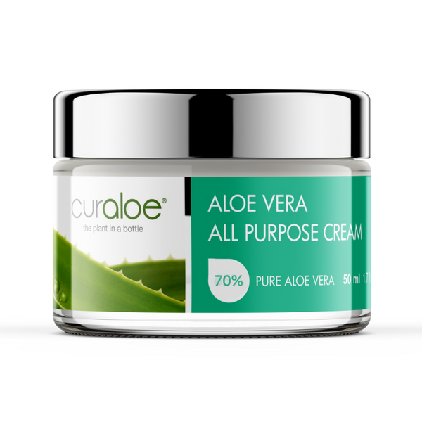Curaloe All Purpose Aloe Vera Cream Ultra Skin Repair - 70% Aloe Vera