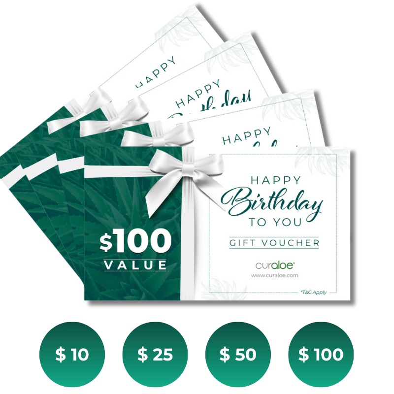Curaloe Birthday Gift Card - The Perfect Birthday Gift for Skincare Enthusiasts