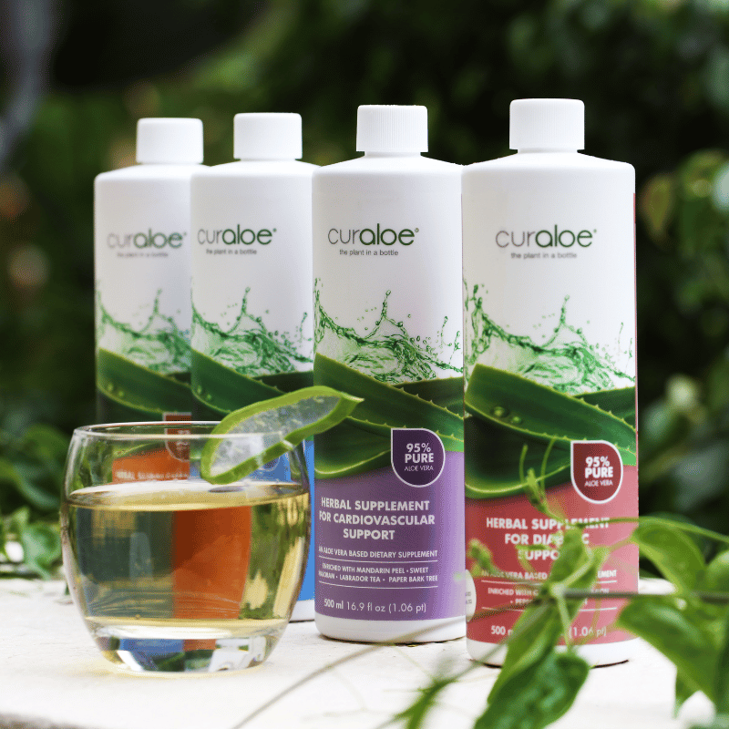 Aloe Vera and Herbal Infusion - Stabilizes Blood Sugar and Liver Function