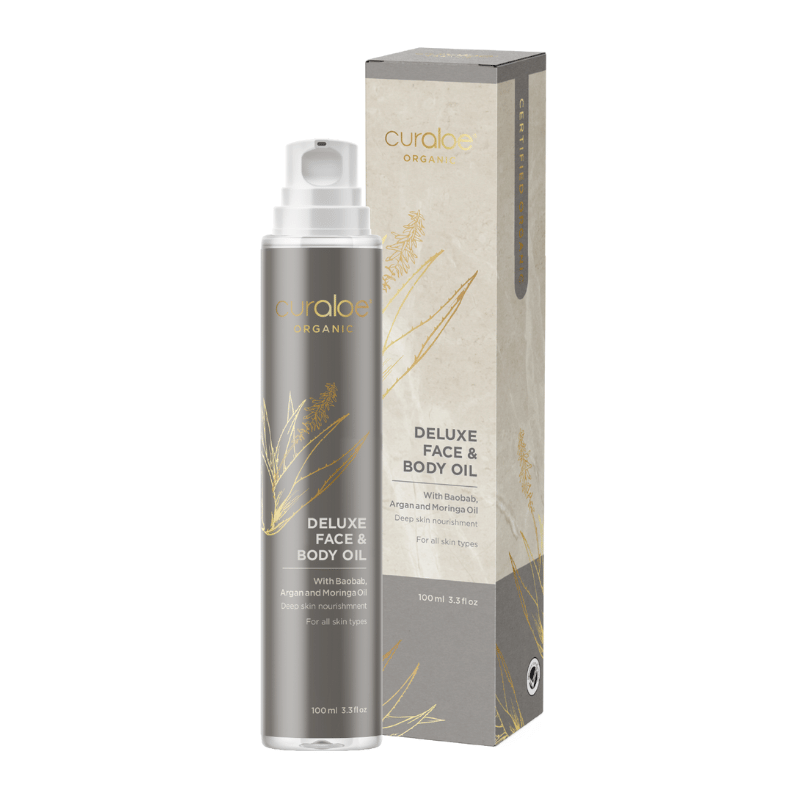 Curaloe Organic Deluxe Body Oil 3.3 fl. Oz. - Proudly Made in South Africa
