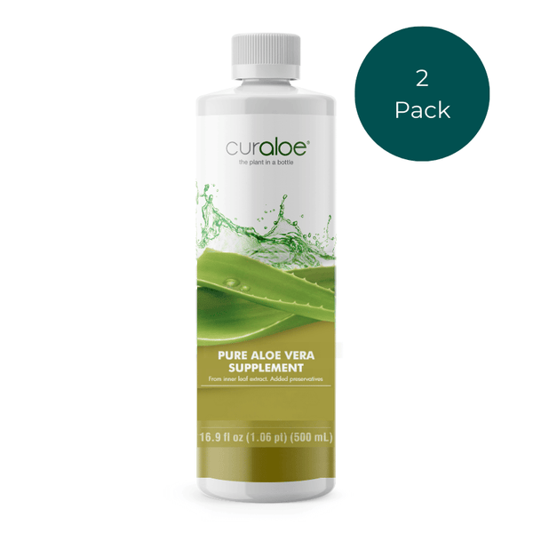 Pure Aloe Vera Supplement Vitamin Shot Value Pack - 95% Aloe Vera