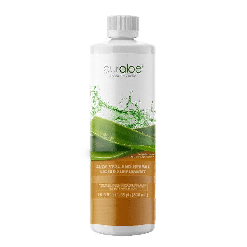 Aloe Vera & Herbal Liquid Supplement for Gut Wellness - 95% Aloe Vera